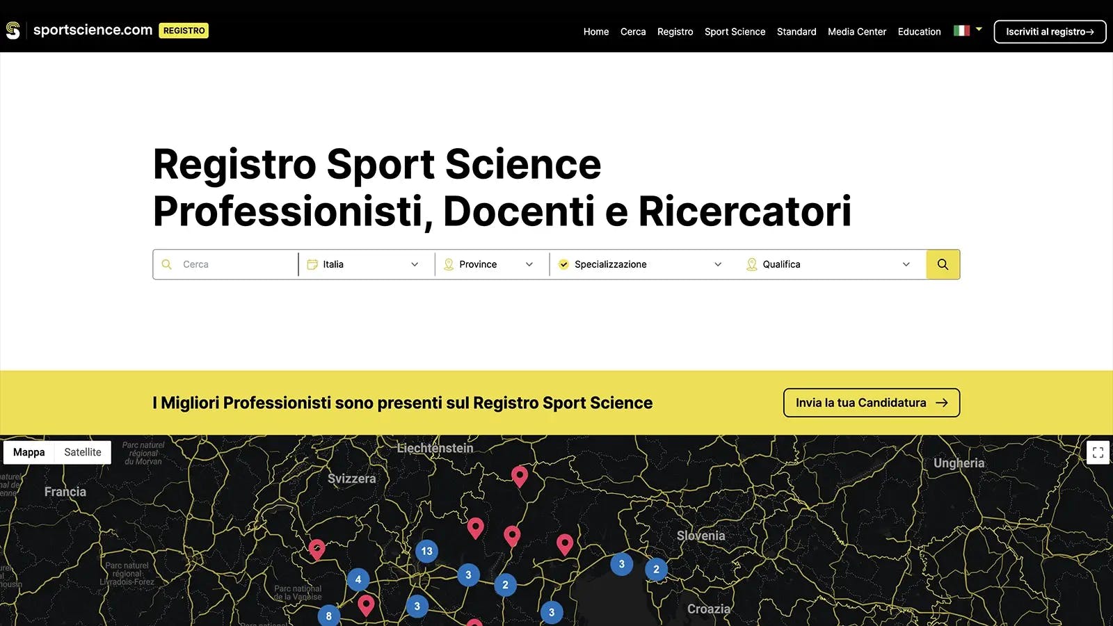 Registro Sport Science